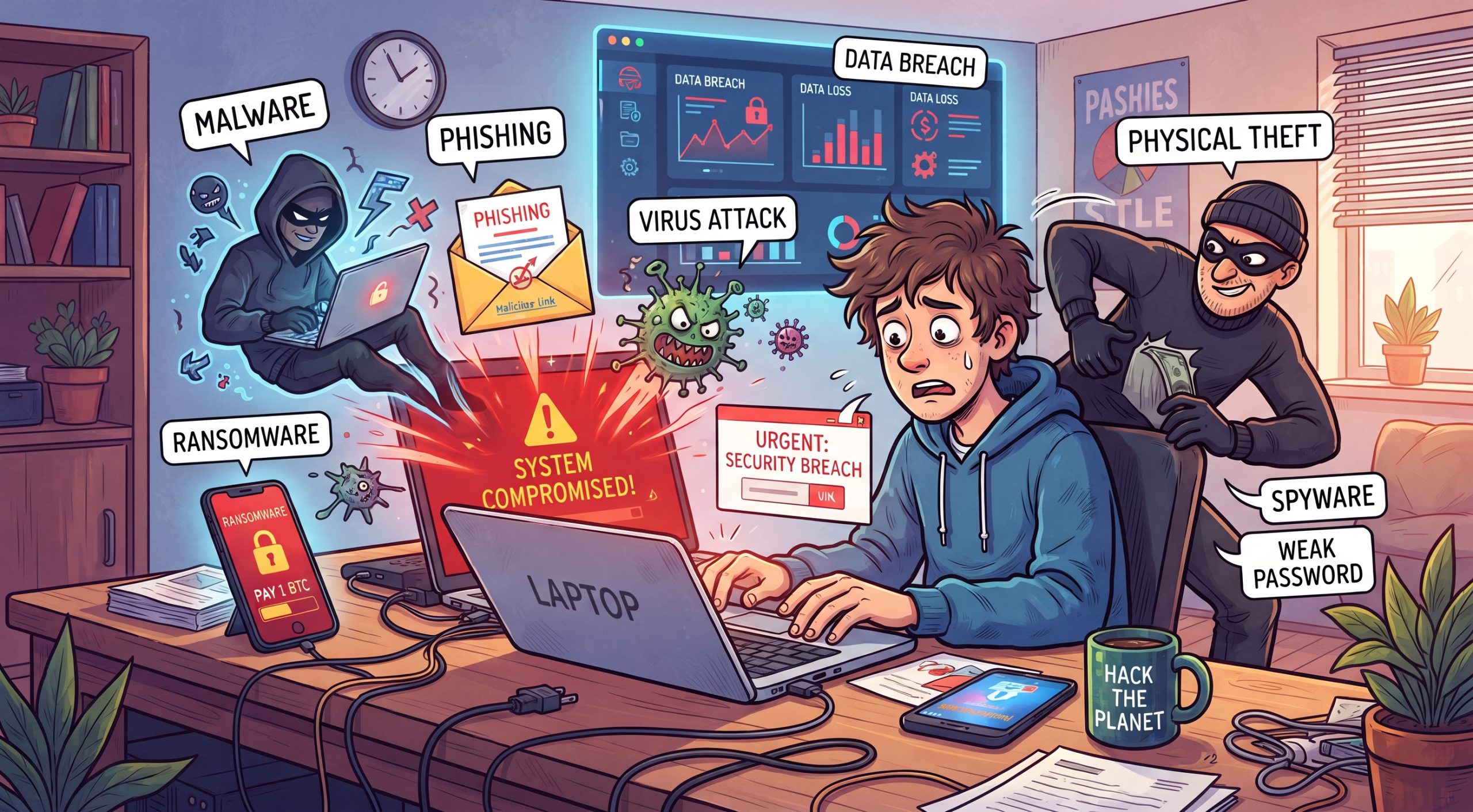 Computer Laptop Security Risks